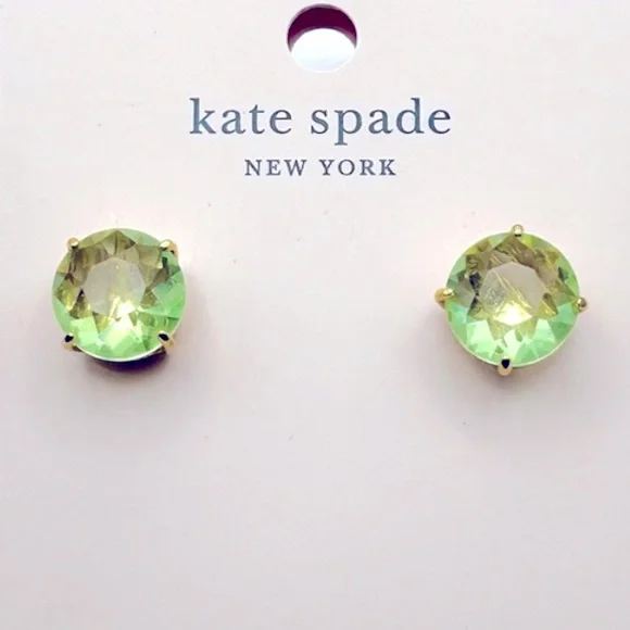 New Kate Spade Rise And Shine Studs
COLOR: Peridot - Picture 6 of 11